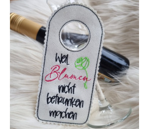 ADVENTSKALENDER 3. Dezember - Stickdatei - ITH Flaschenanhänger Vol. 4